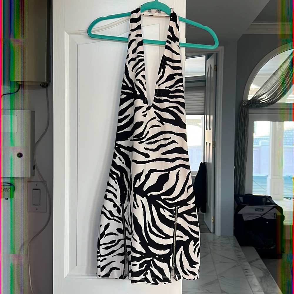 Zebra Mini Dress